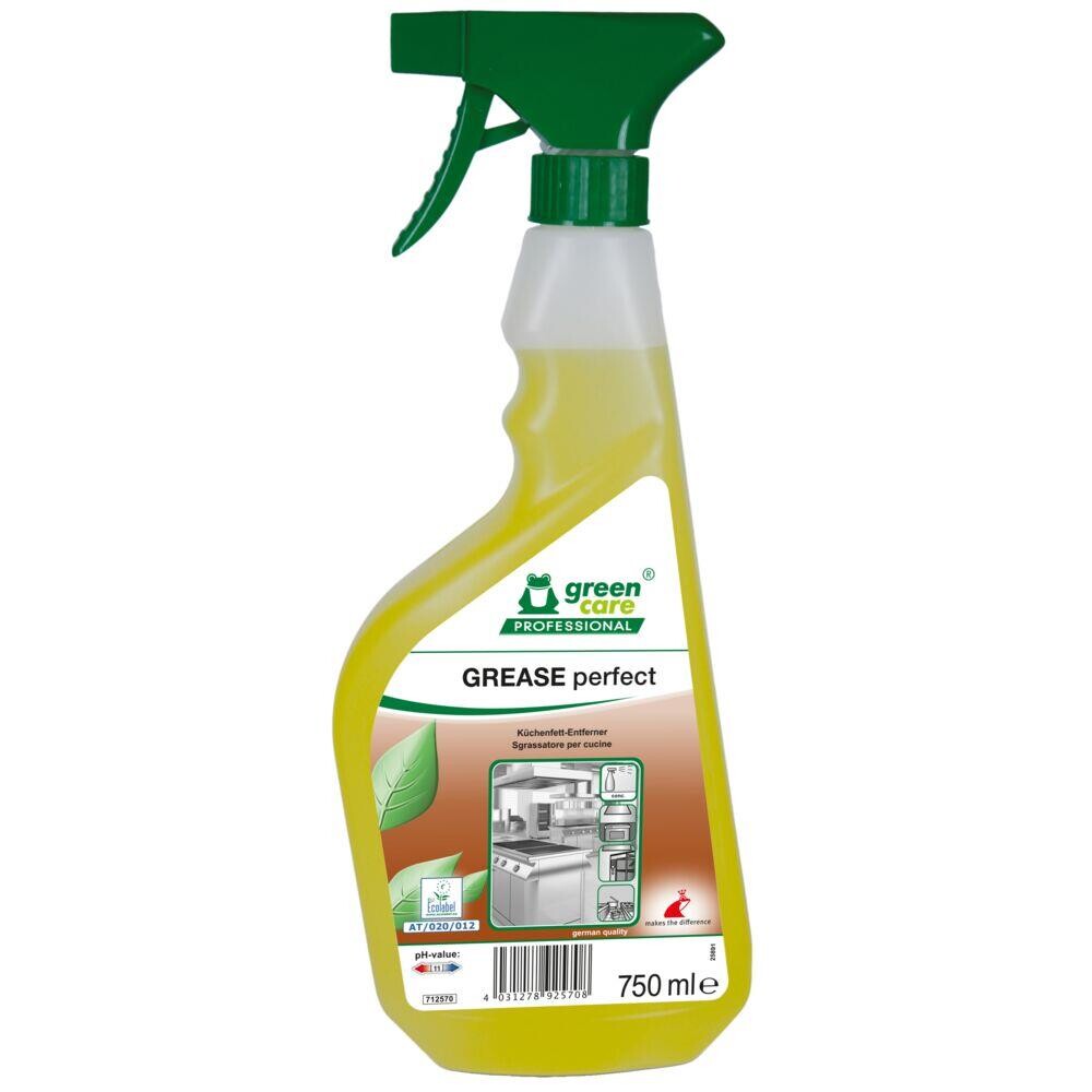 Køkkenaffedter - Green Care Professional GREASE Perfect - Med farve, uden parfume - 750 ml - 10 stk