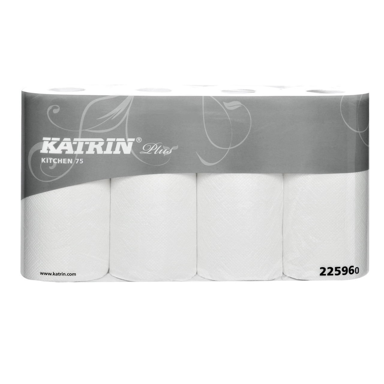 Køkkenrulle, Katrin 225960, hvid, 2-lags
