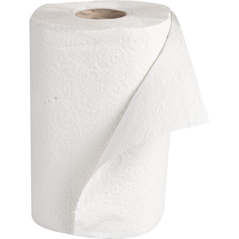 Køkkenrulle, 2-lags, 30m x 20cm, Ø12cm, hvid, blandingsfibre
