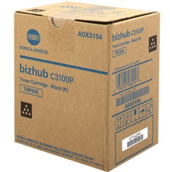 Konica Minolta Bizhub C3100P, Lasertoner Sort, 5000 sider