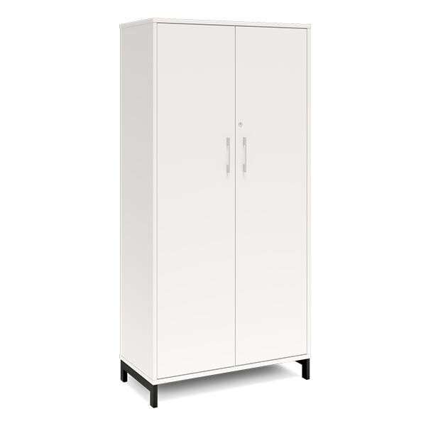 Kontorskab - DNA - 4A4 - Hvid/Sort - 800x400x1660 mm
