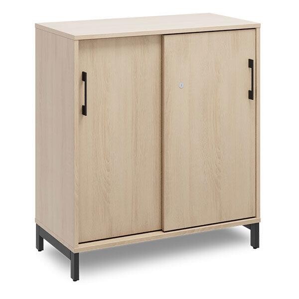 Kontorskab DNA, 800x890 mm, Eg/Sort 2A4