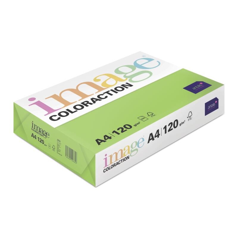 Kopipapir Image Coloraction A4 120g Java Mid Green 250ark/pkt