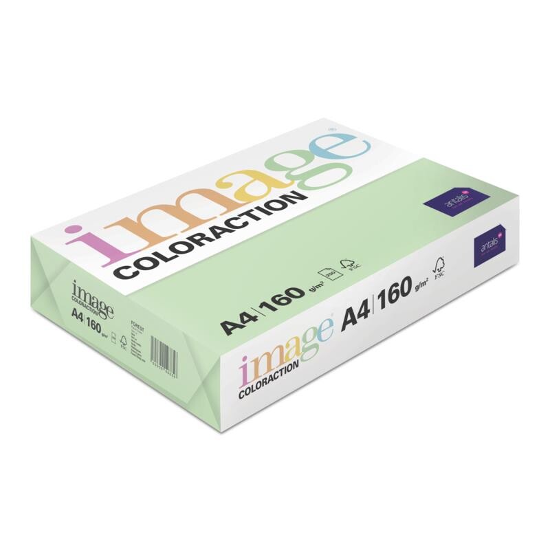 Kopipapir Image Coloraction A4 160g Forest Pastel Green 250ark/pkt