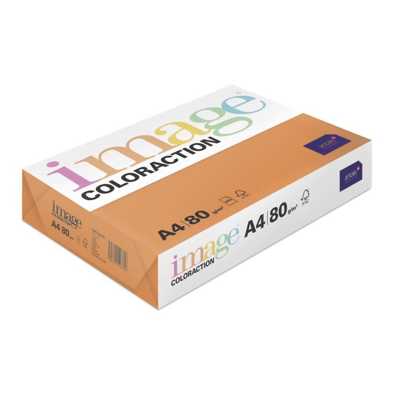 Kopipapir Image Coloraction A4 80g Amsterdam Bright Orange 500ark/pkt