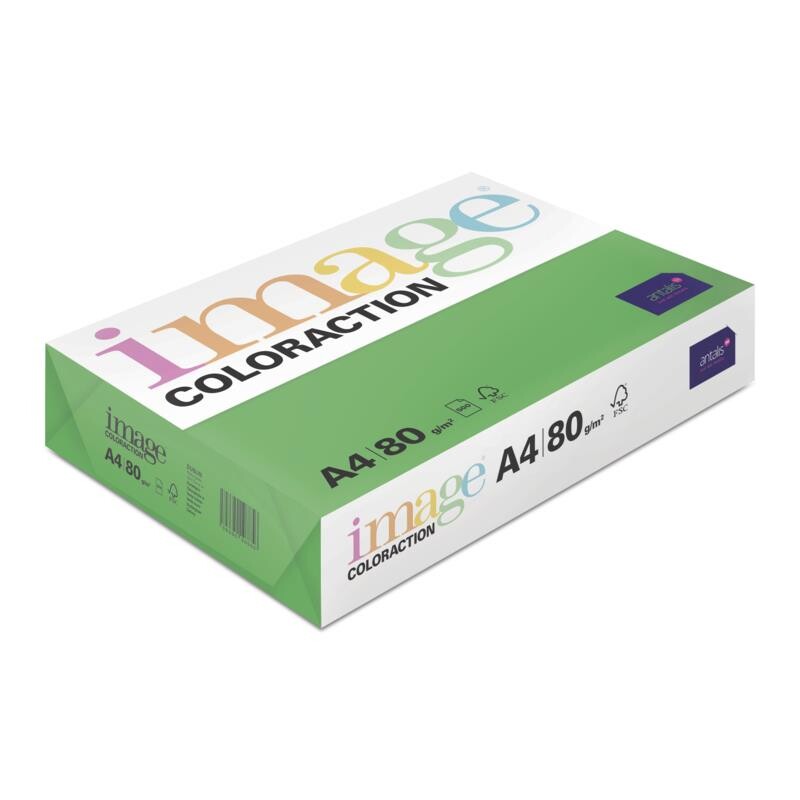 Kopipapir Image Coloraction A4 80g Dublin Deep green 500ark/pkt