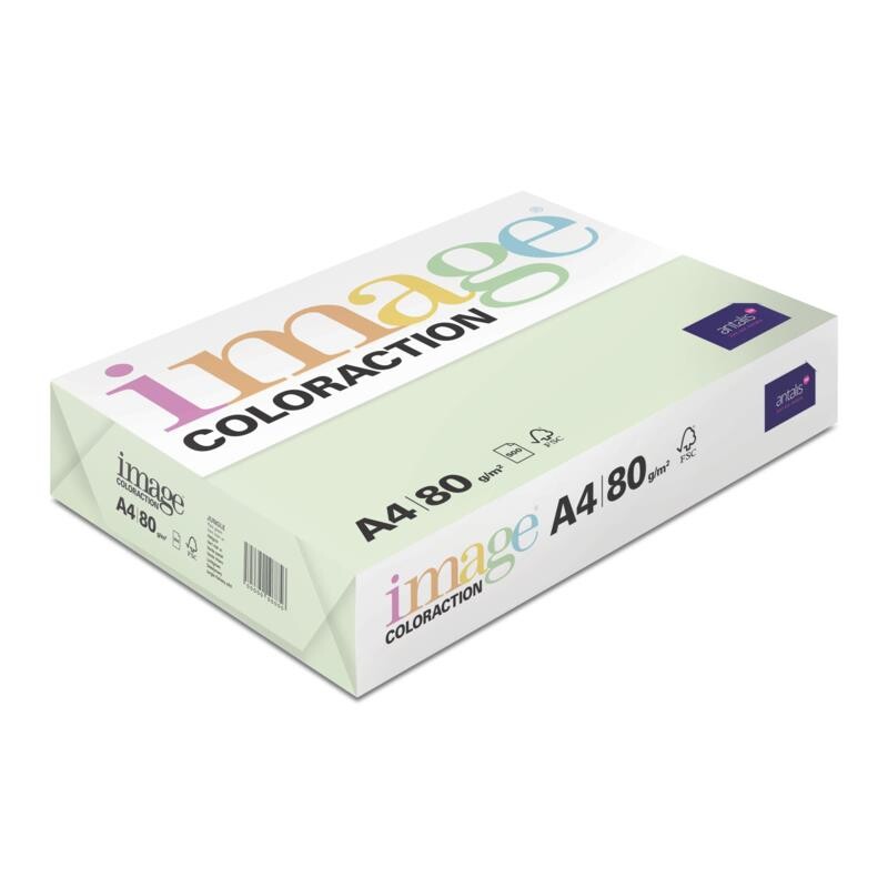 Kopipapir Image Coloraction A4 80g Jungle Pale green 500ark/pkt