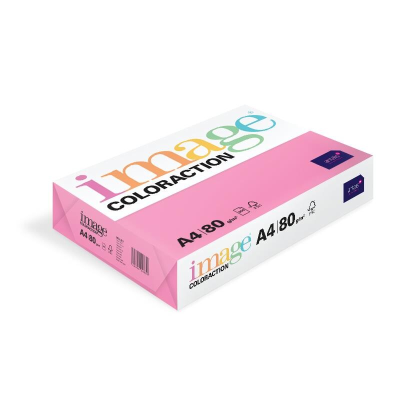 Farvet papir Image Coloraction A4 80g Neon Pink Malibu NEOPI 500ark