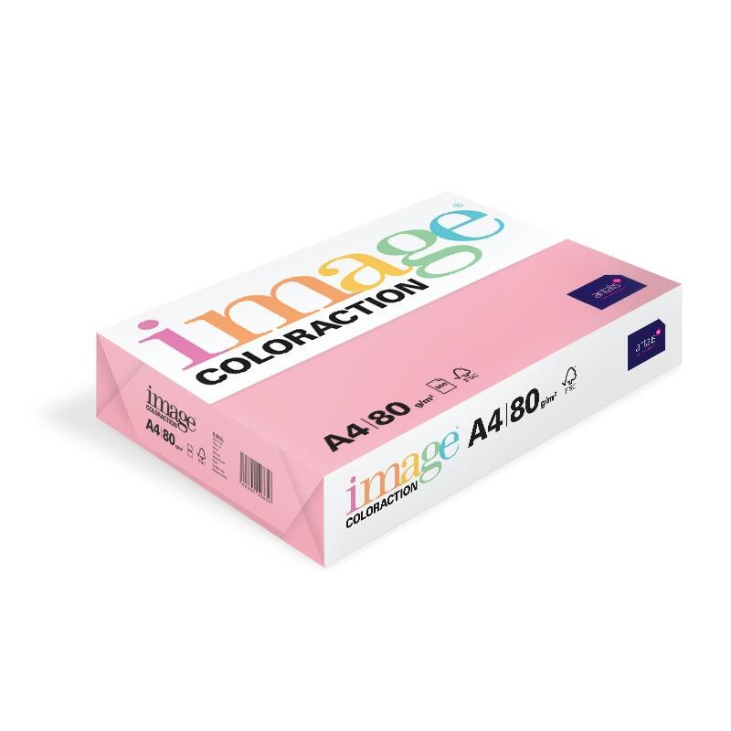 Kopipapir Image Coloraction A4 80g Pink Coral PI25 500ark