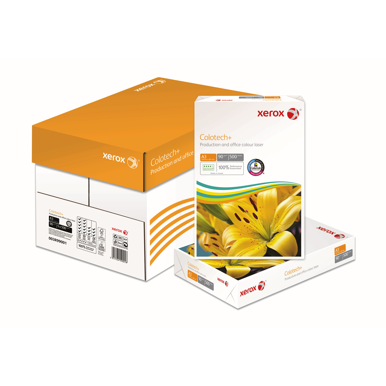 Printerpapir A3 Xerox Colotech+ Gold 90g - 500 ark kopipapir