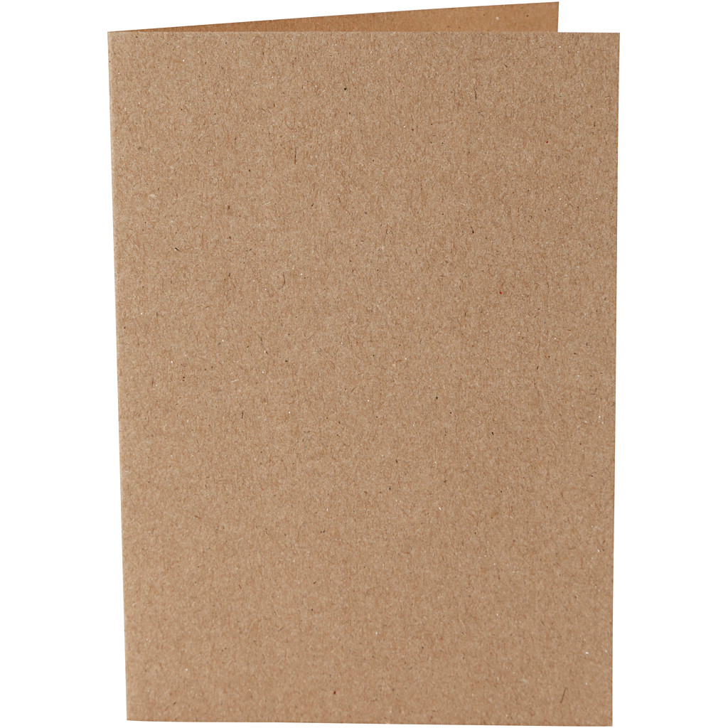 Kort - natur - 10,5 x 15 cm - 220 g - 10 stk