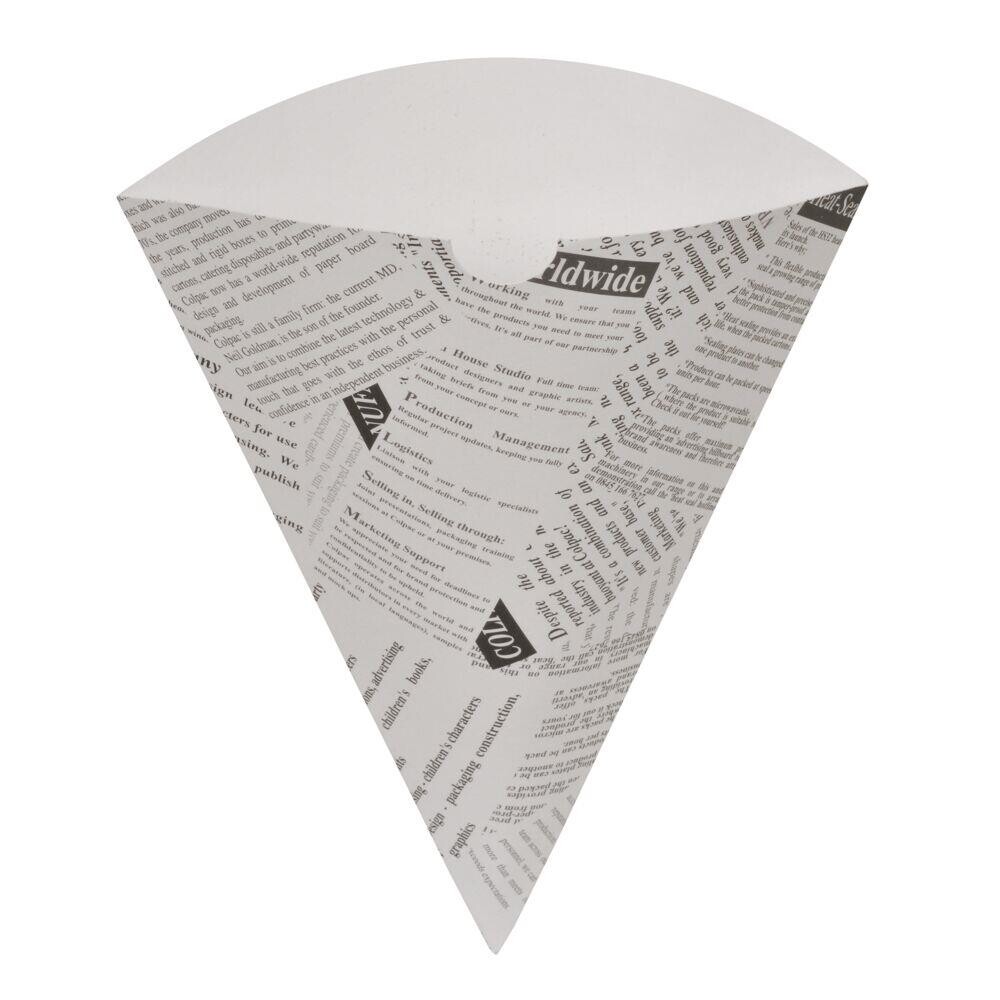 Kræmmerhus, Fish N chips, papir, 160x 150 mm - 1000 stk