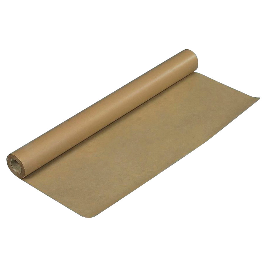 Brunt papir parafineret 100 meter - 40 + 14 gram
