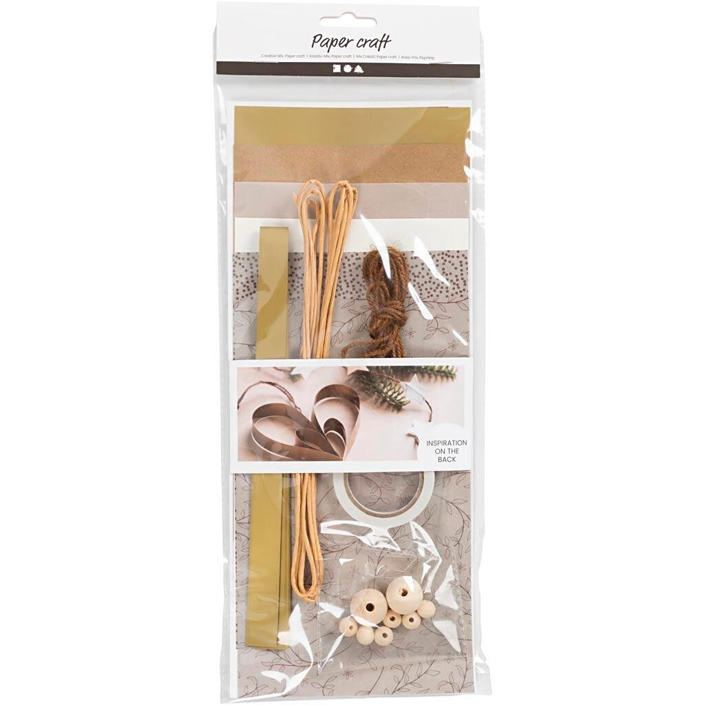 Kreativt Mix Papirklip natur