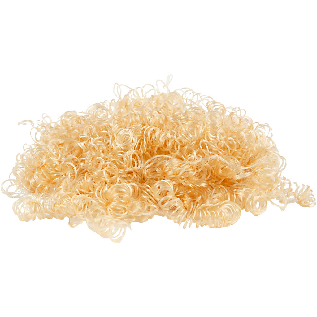 Krølhår lys brun | 15 gram