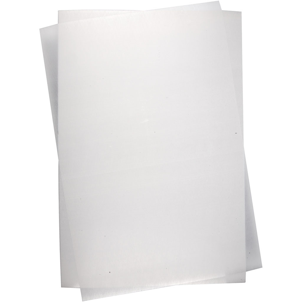 Krympeplast, 20x30 cm, mat transparent - 100ark