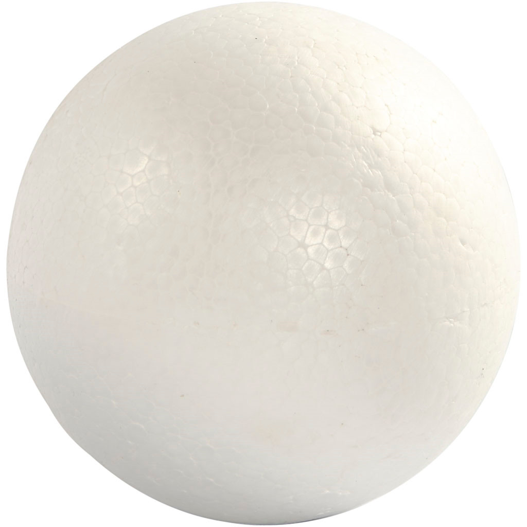 Kugle styropor Diameter 14,8 cm | 1 stk