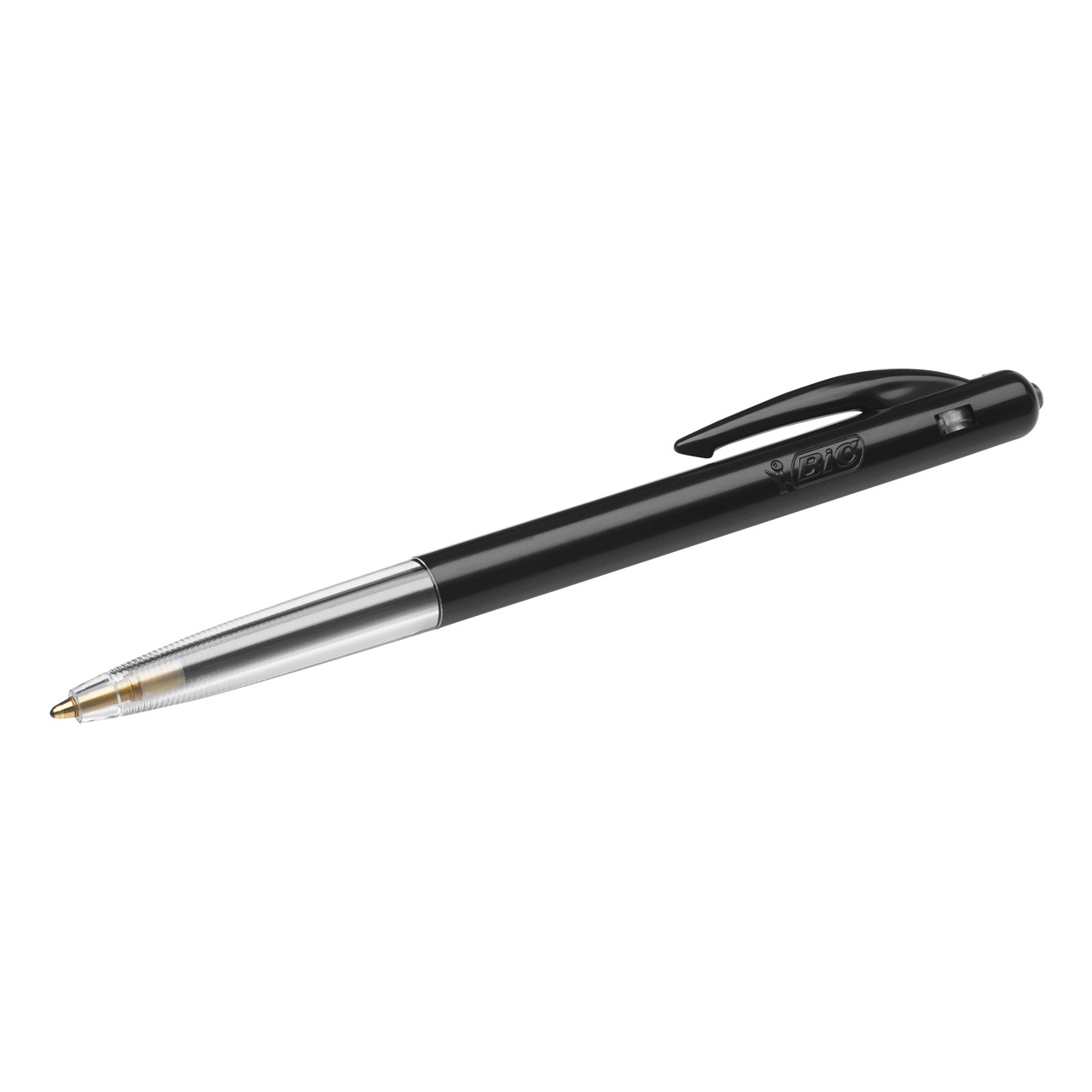 Kuglepenne BIC M10 Clic Sort medium 0,4 mm - 50 stk