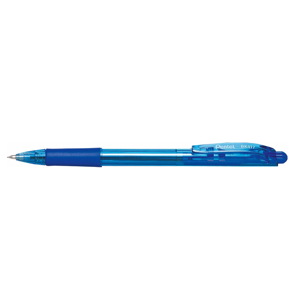 Kuglepen - Pentel BK417 - Blå - 0,25 mm - 12 stk