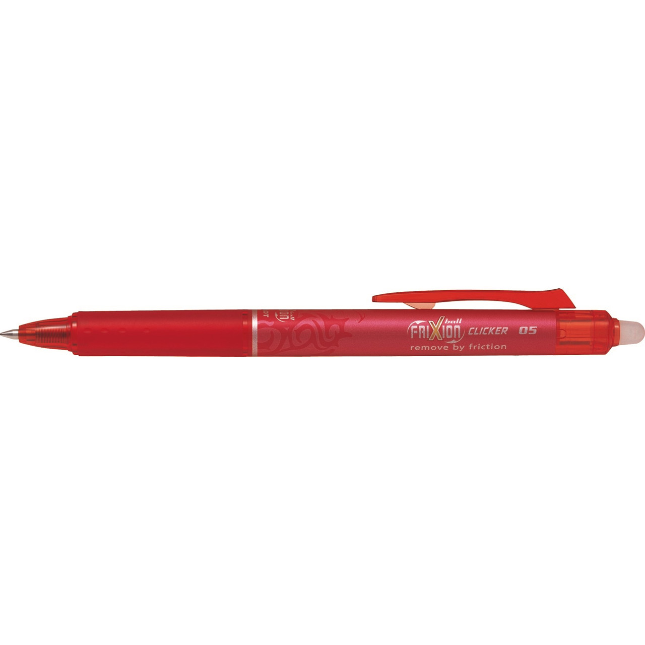 Kuglepen Pilot FriXion Clicker - Rød fine 0,5 mm - 12 stk