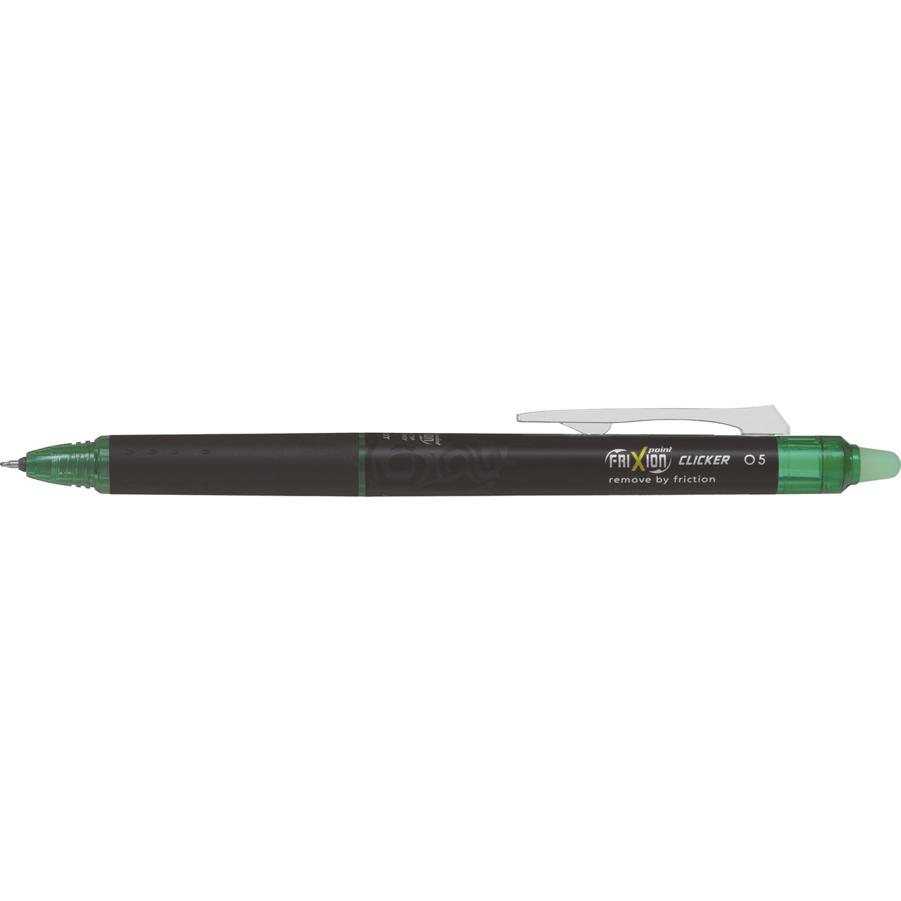 Kuglepen - Pilot FriXion Point Clicker 0,5 - grøn - 12 stk