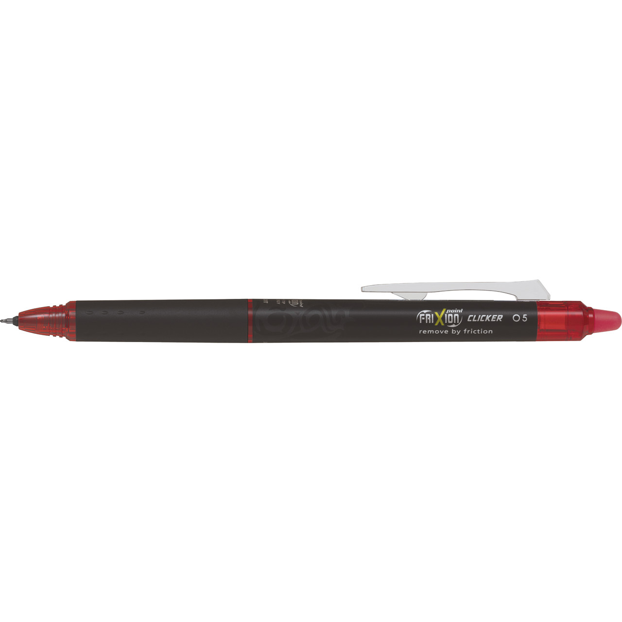 Kuglepen - Pilot FriXion Point Clicker 0,5 - rød - 12 stk