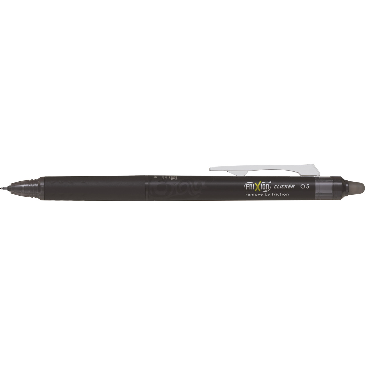 Kuglepen - Pilot FriXion Point Clicker 0,5 - sort - 12 stk