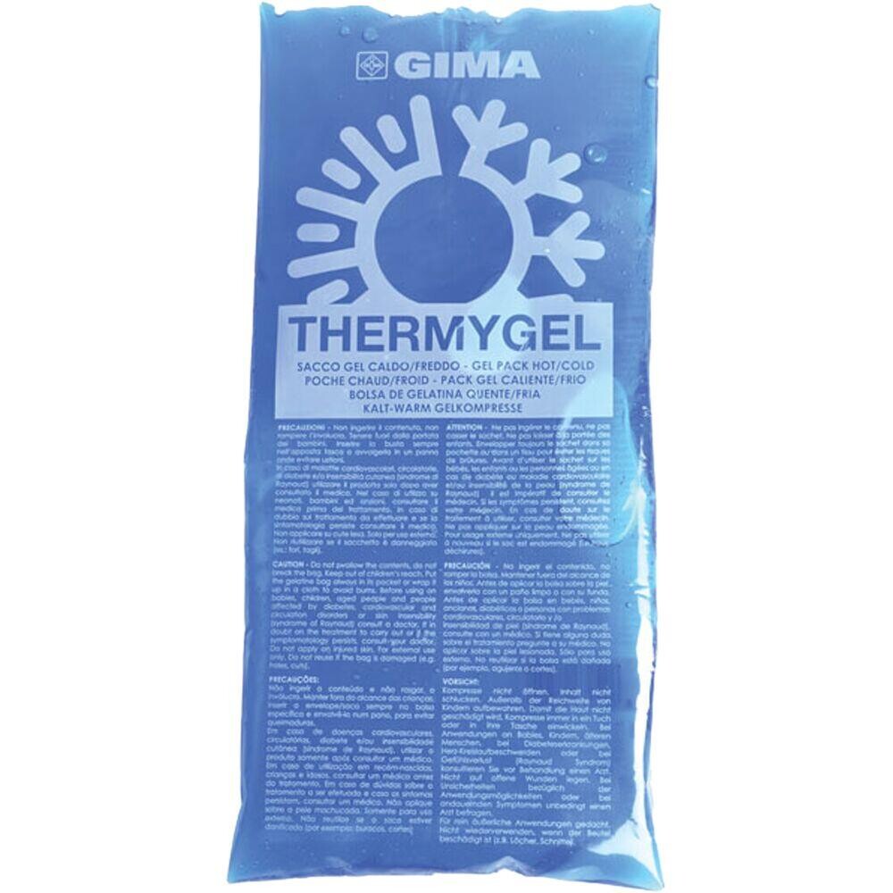 Kulde- og varmepakning, GIMA, 26x11cm, blå, kold/varm, engangs - 25 stk