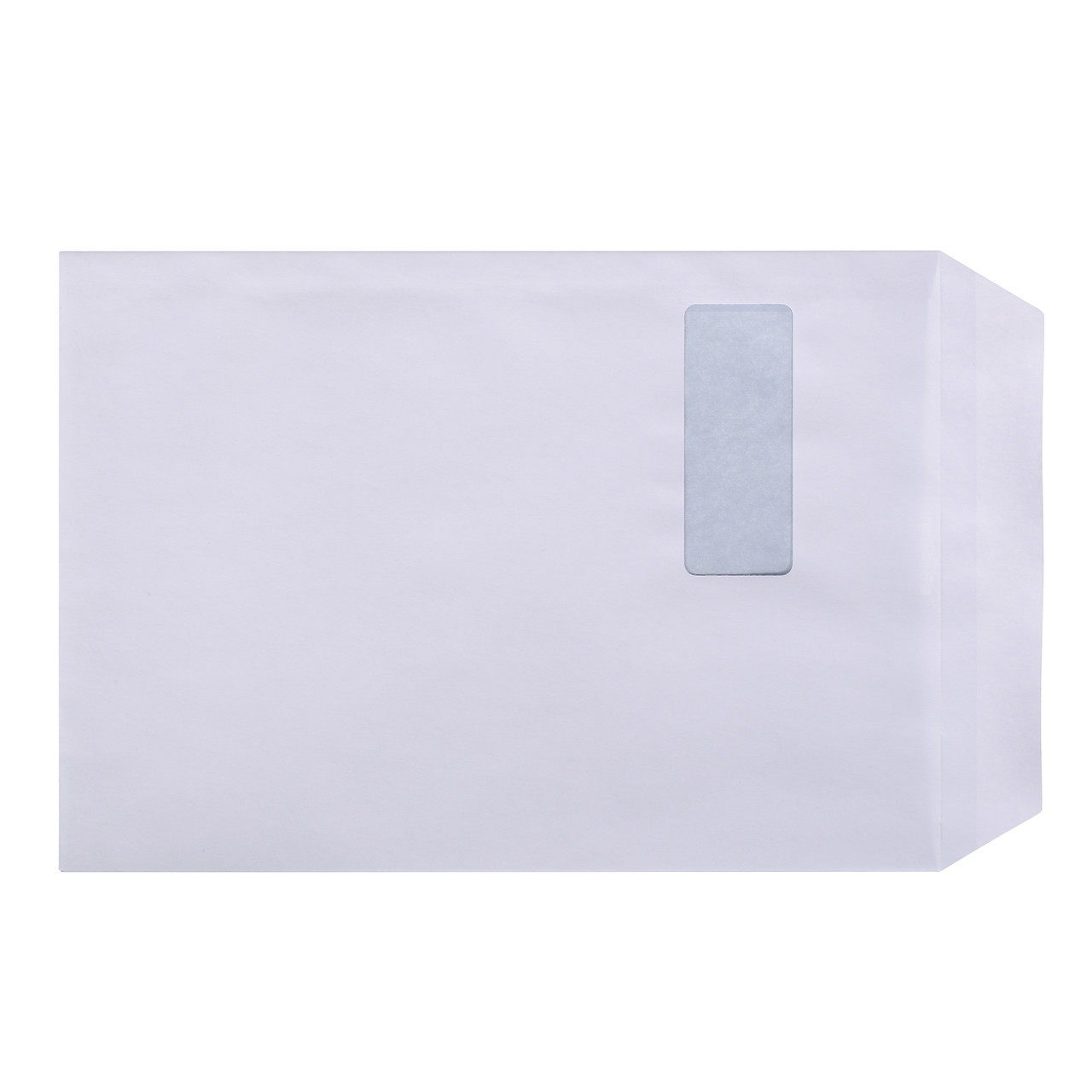 Kuvert - C4P med rude hvid 229 x 324 mm - 500 stk
