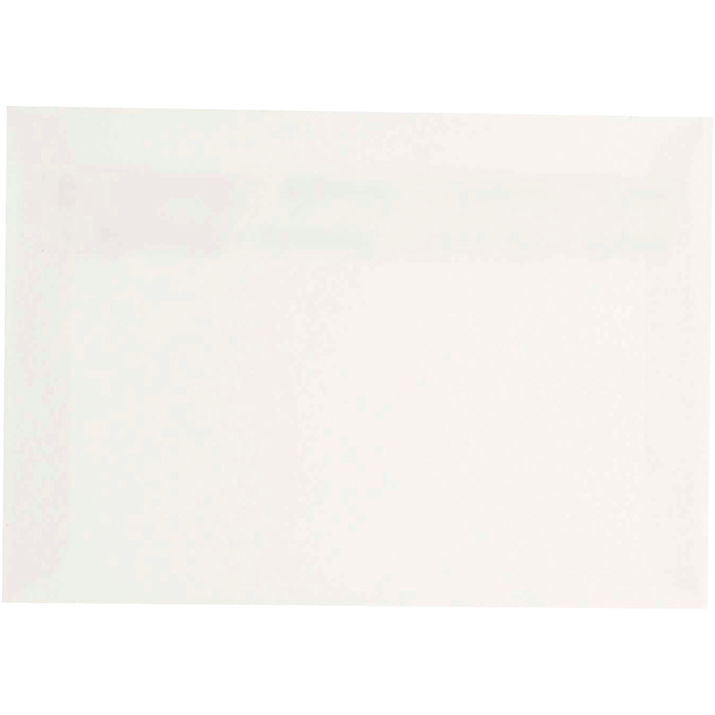 Konvolutter råhvide C6 11,4x16,2cm - 50 stk