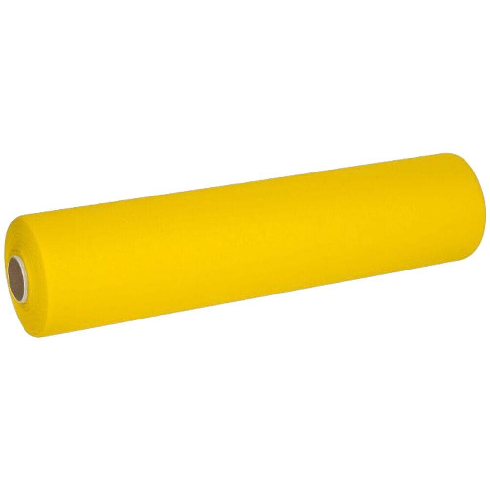 Kuvertløber, Meet, 2400x40cm, gul, airlaid, perforeret for hver 1,2 m - 4 stk