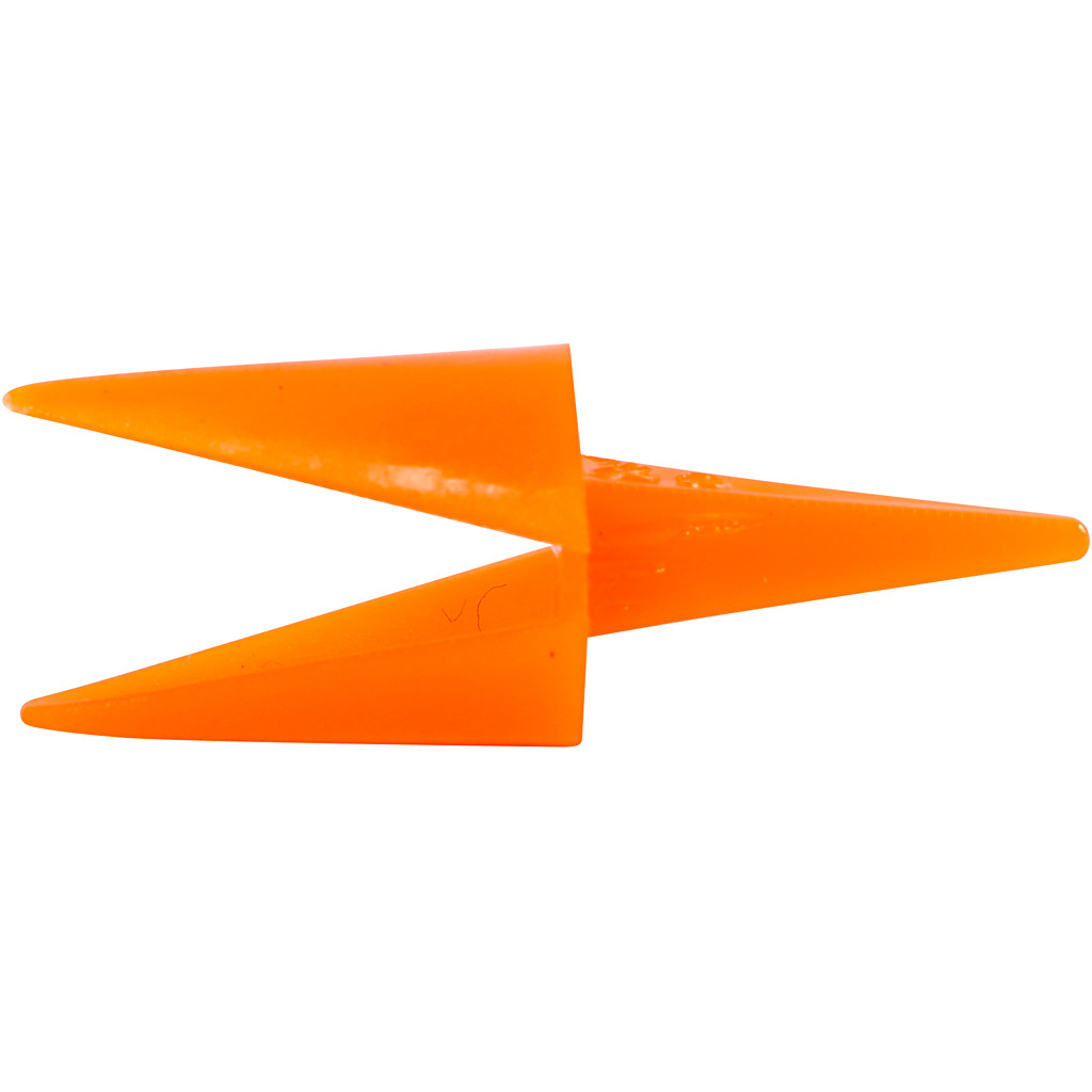 Kyllingenæb Længde 30 mm orange - 50 stk.