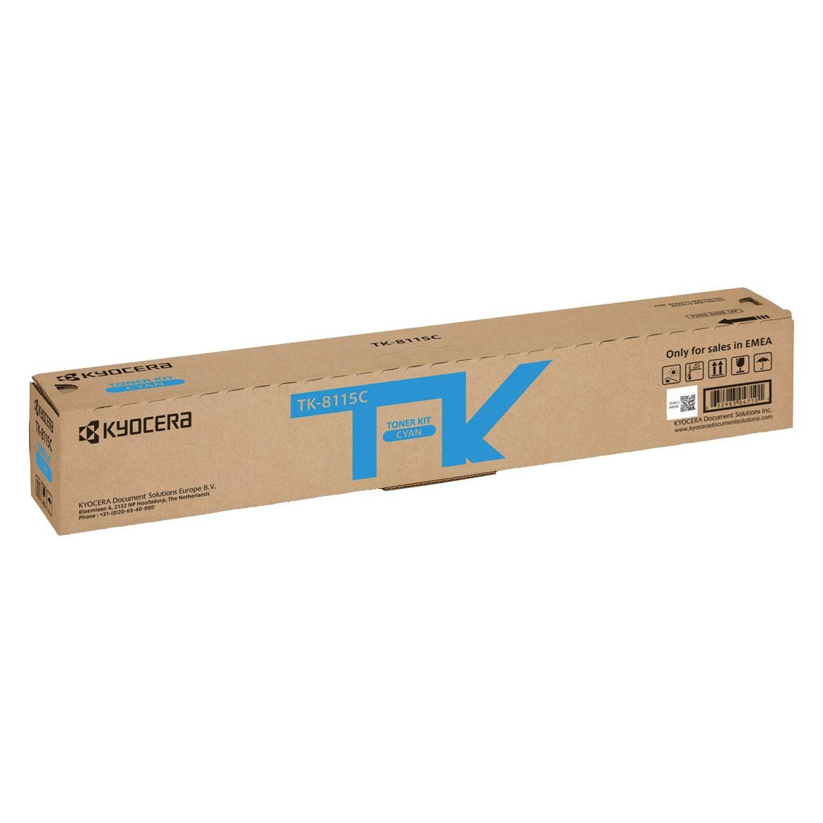 Kyocera TK-8115C M8124 cyan toner 12K