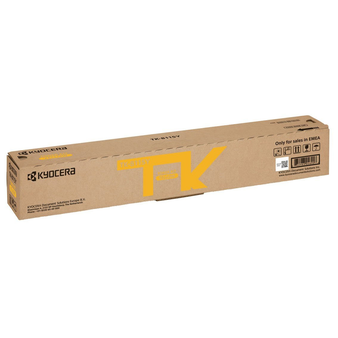 Kyocera TK-8115Y M8124 yellow toner 12K