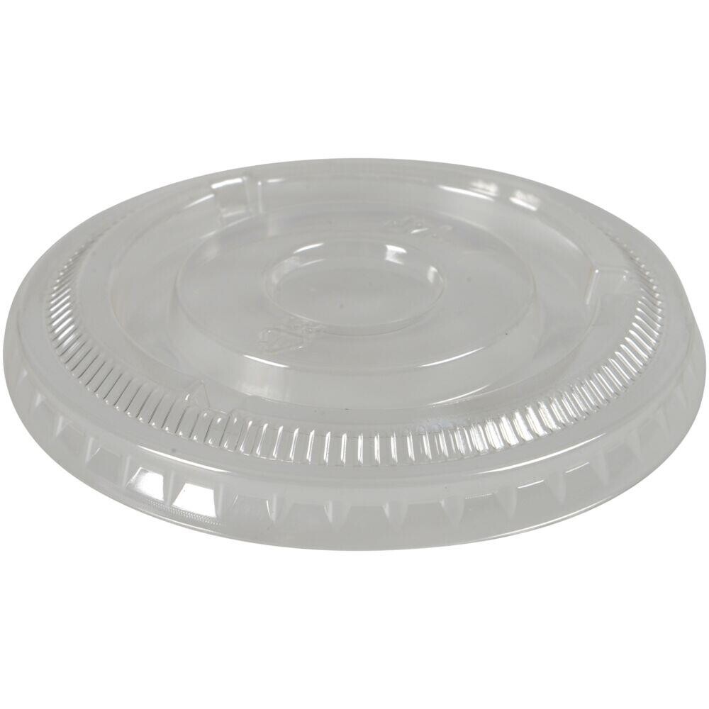 Låg, Abena Cater-Line, Ø7,4cm, klar, PET, rund, til bæger - 2500 stk