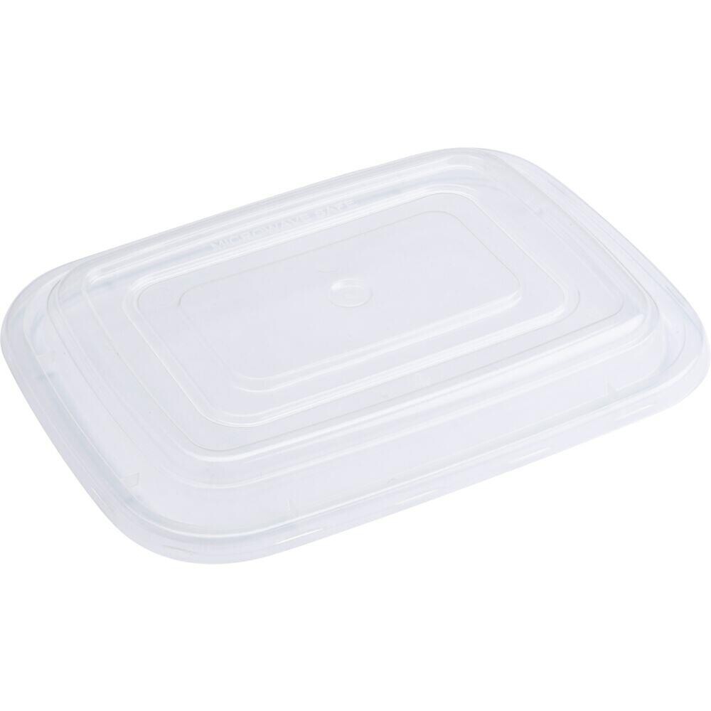 Låg til take-away bakke, ABENA Cater-Line, 15,2x11,9x1,3cm, klar, PP - 400 stk