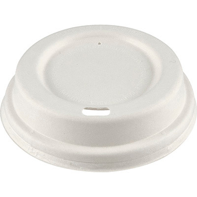 Låg til kaffebæger 8oz bagasse 1000stk