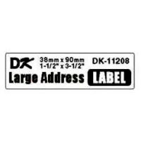 Label Brother hvid 38x90mm adresse