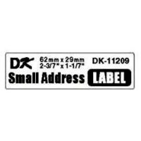 Label Brother hvid 29x62mm adresse