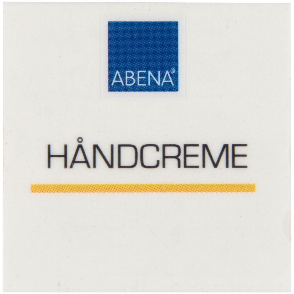 Label til dispenser - Håndcreme, blå, 4x4cm