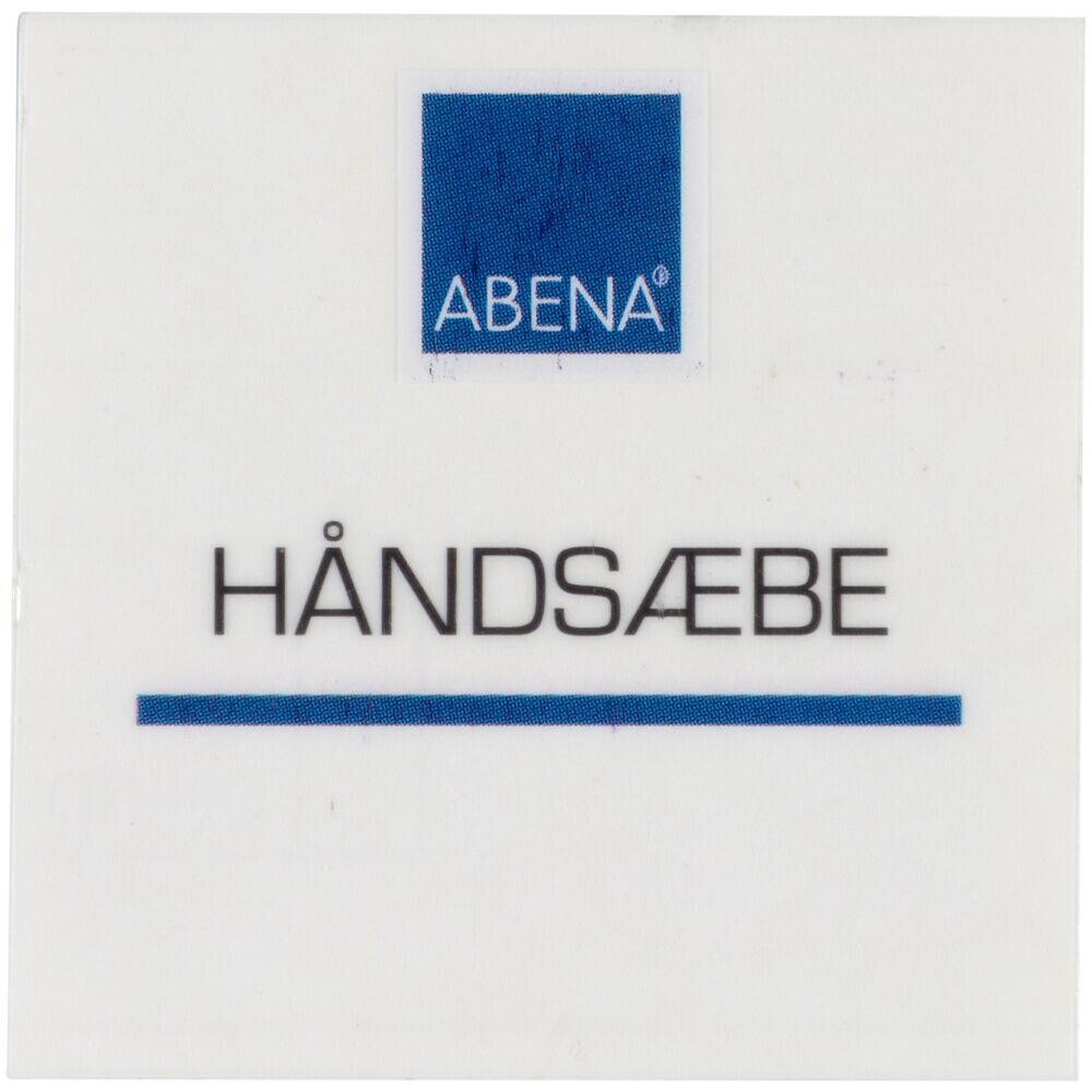 Label til dispenser - Håndsæbe, blå, 4x4cm