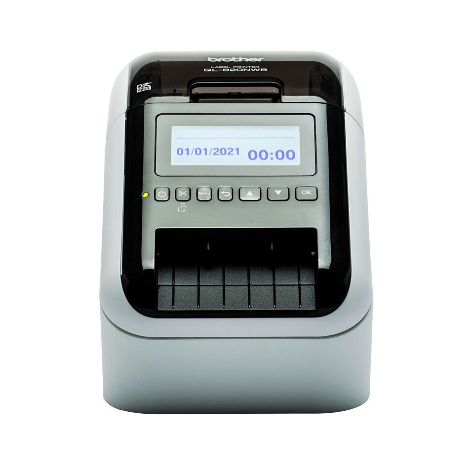 Labelprinter - Brother QL-820NWBcVM - Besøgsbadge og Eventkort Printer Kit