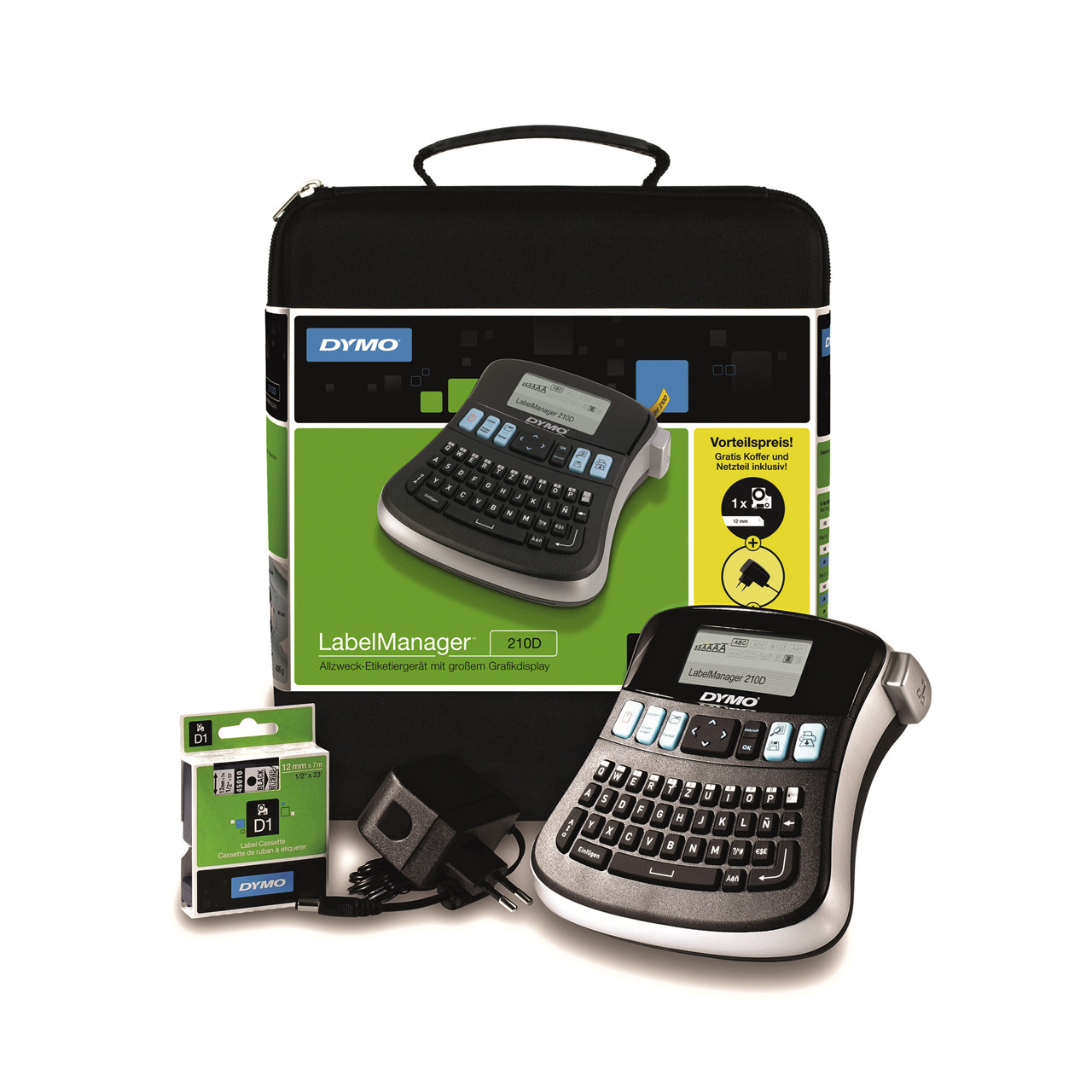 DYMO LabelManager 210 Labelprinter kuffertsæt