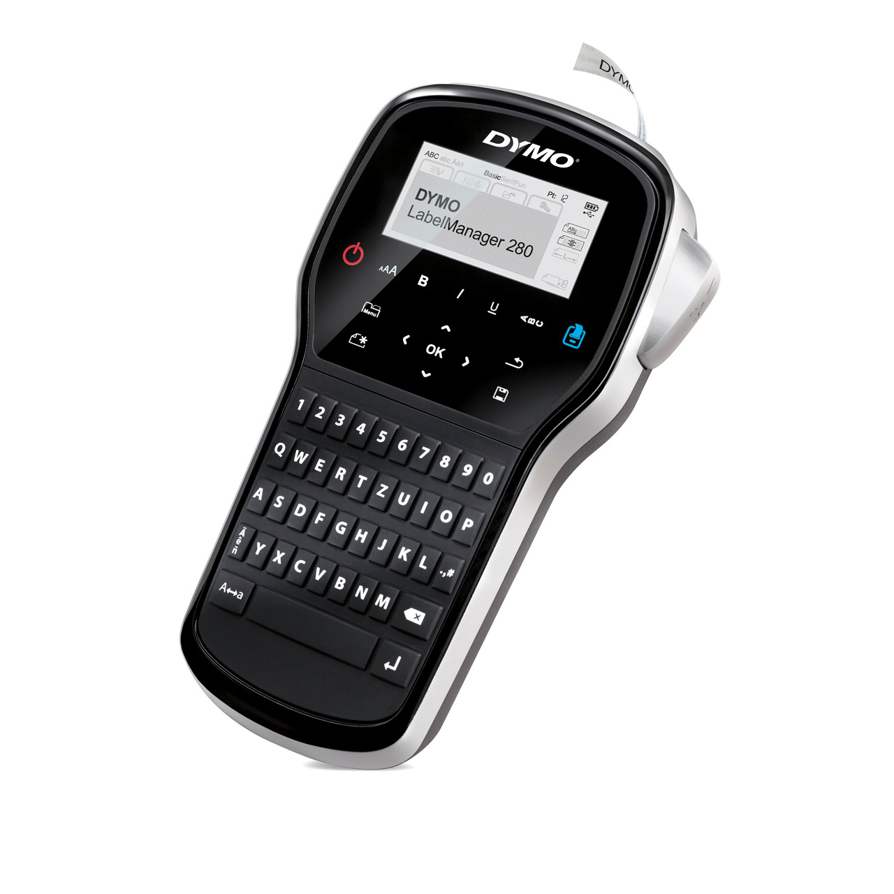 DYMO LabelManager 280 PC & MAC Labelprinter D1 tape i 6, 9 & 12mm