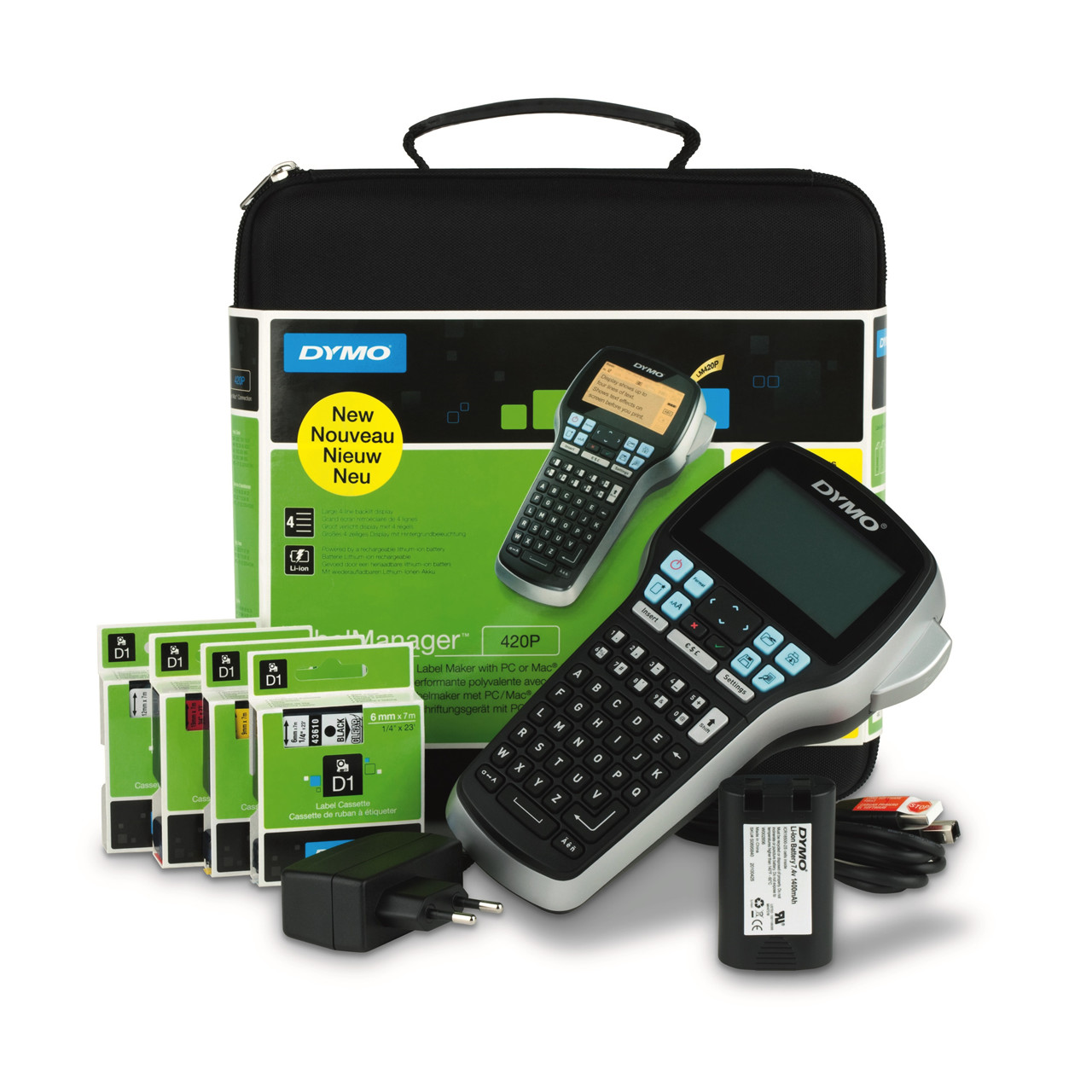 DYMO LabelManager 420 Labelprinter kuffertsæt