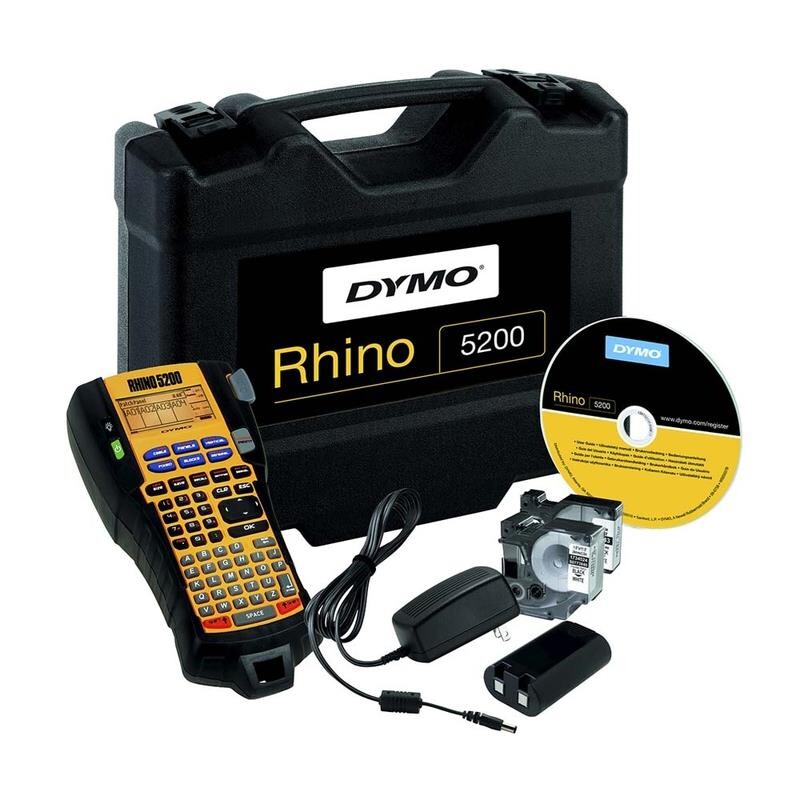 DYMO Labelprinter Rhino 5200 proff. kit m/tilbehør