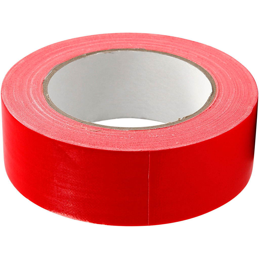 Gaffatape 38 mm rød