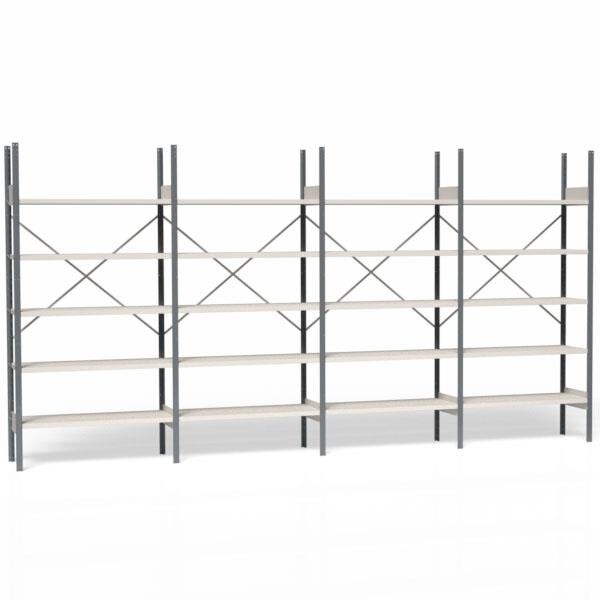 Lagerreol Åben V06 2100x4000x400 Galv