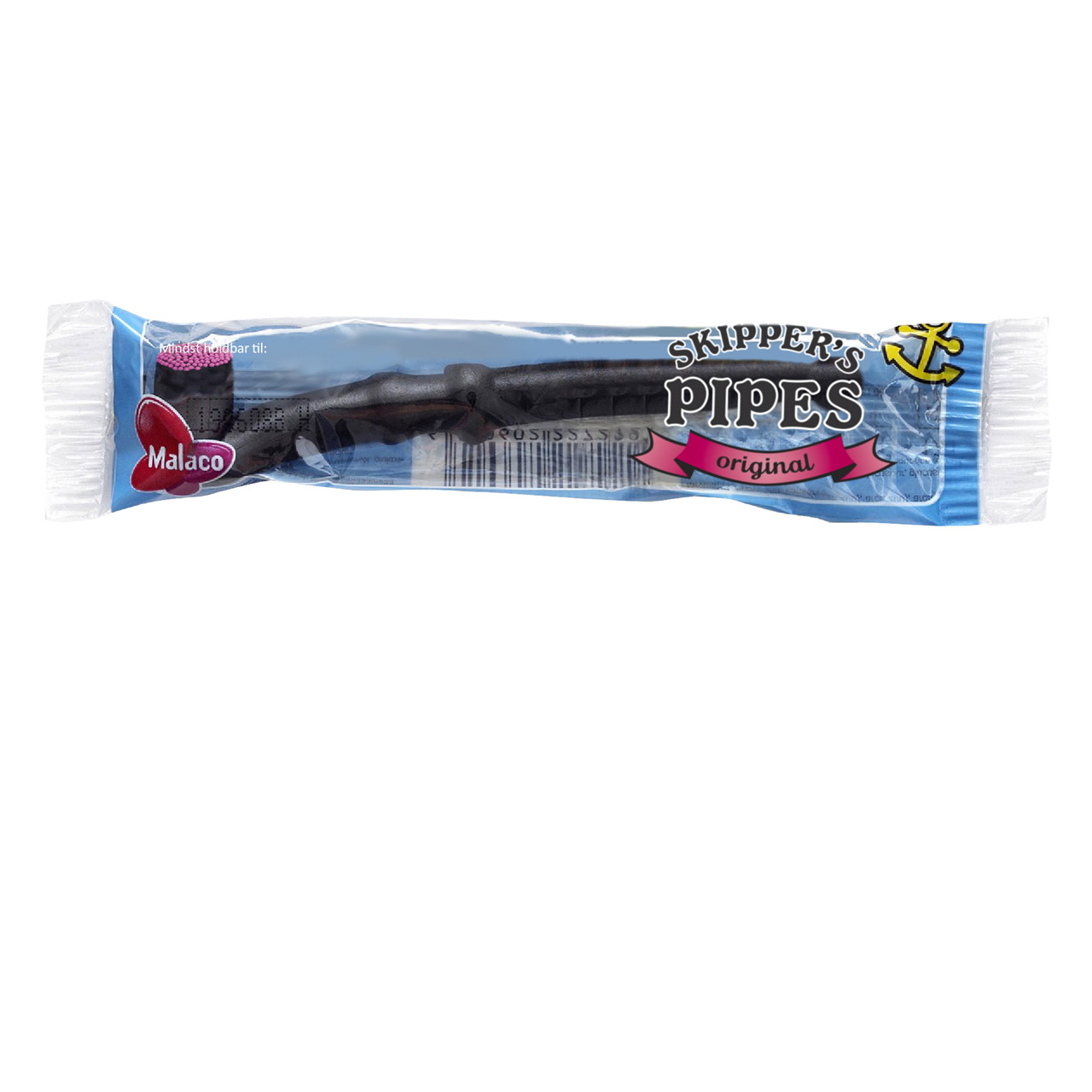 Lakridspiber Skippers Pipes - separat indpakket - 60 stk