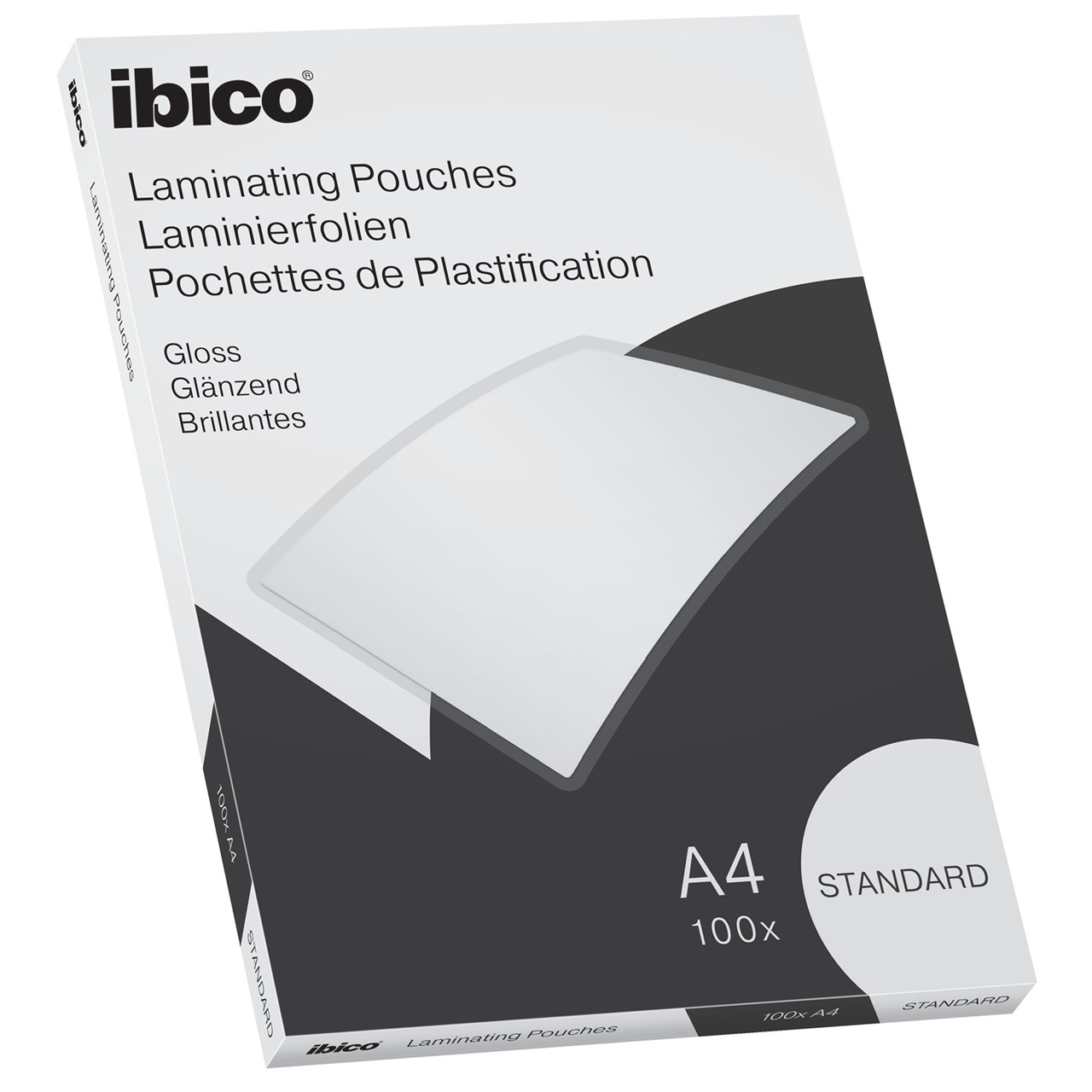 Lamineringslomme A4 Ibico basic standard 125my 100stk